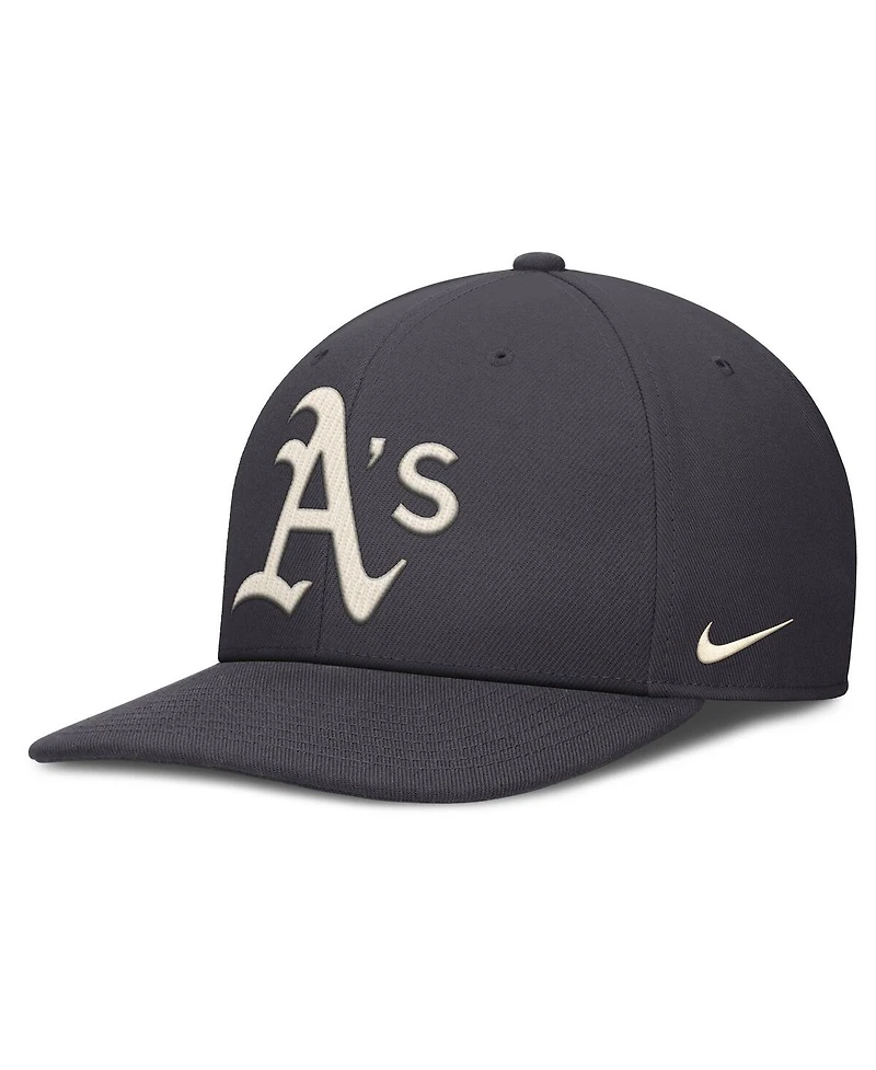 Nike Men's Anthracite Athletics Statement Pro Snapback Hat
