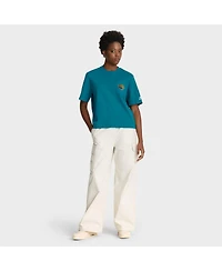 Nike Women's Teal Jacksonville Jaguars Rewind Pocket Boxy T-Shirt