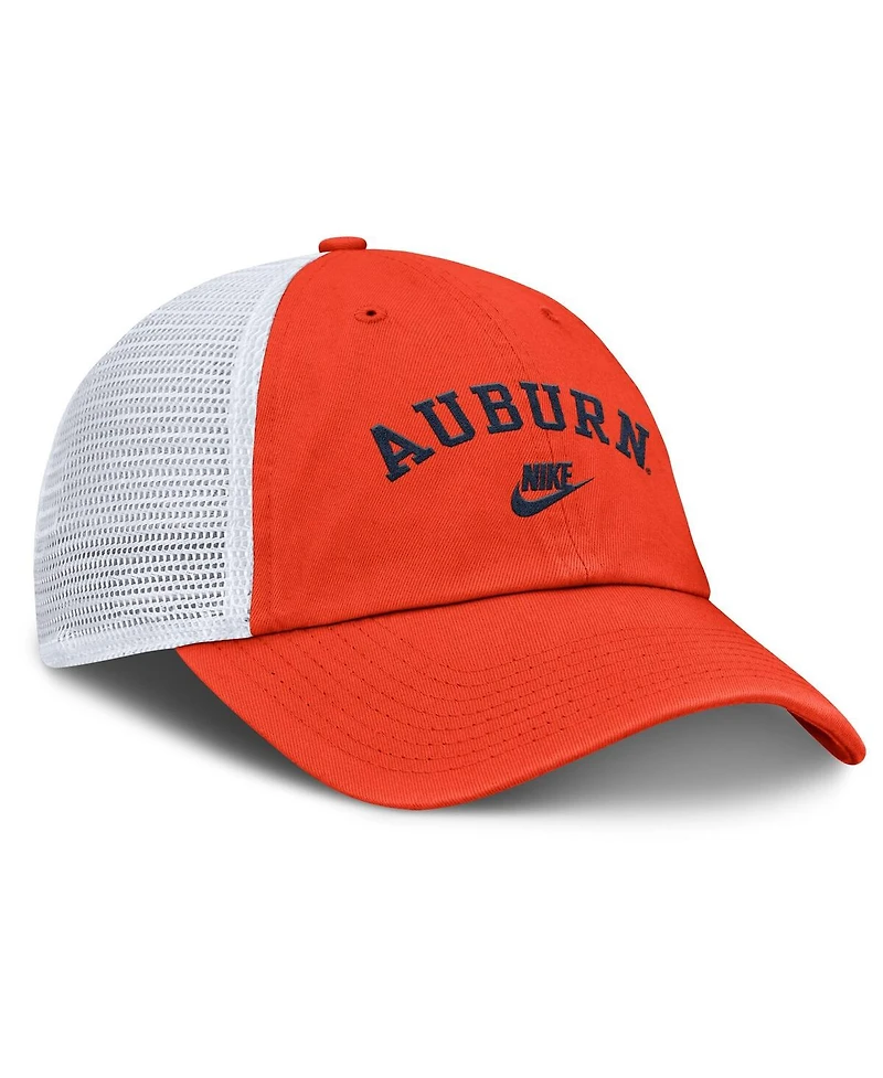 Nike Men's Orange/White Auburn Tigers 2025 Sideline Campus Pro Local Snapback Hat