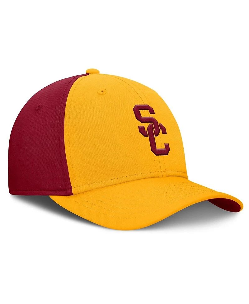 Nike Men's Gold/Cardinal Usc Trojans 2025 Sideline Rise Local Performance Flex Hat