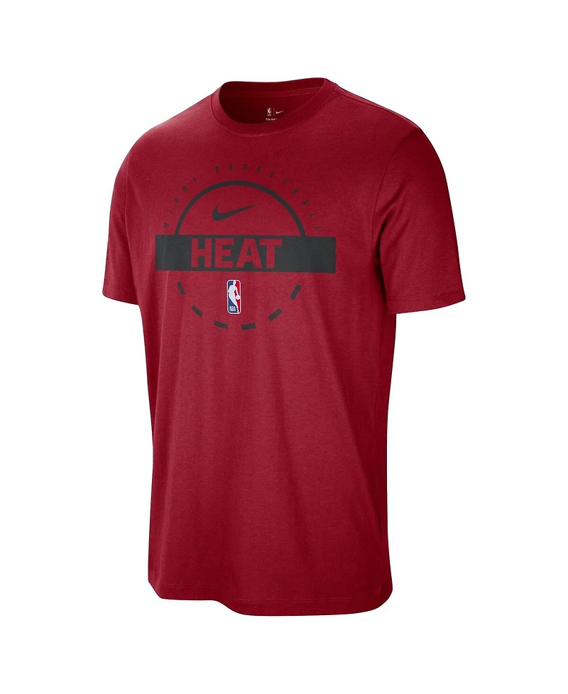 Nike Men's Red Miami Heat Authentic Practice T-Shirt