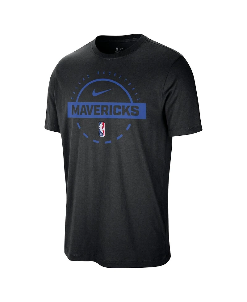 Nike Men's Black Dallas Mavericks Authentic Practice T-Shirt