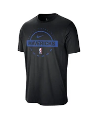 Nike Men's Black Dallas Mavericks Authentic Practice T-Shirt