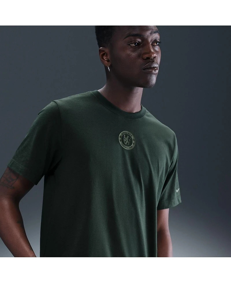 Nike Men's Green Chelsea Crest T-Shirt