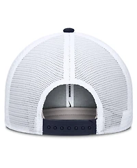 Nike Men's Navy/White Auburn Tigers Rise Primetime Performance Trucker Adjustable Hat