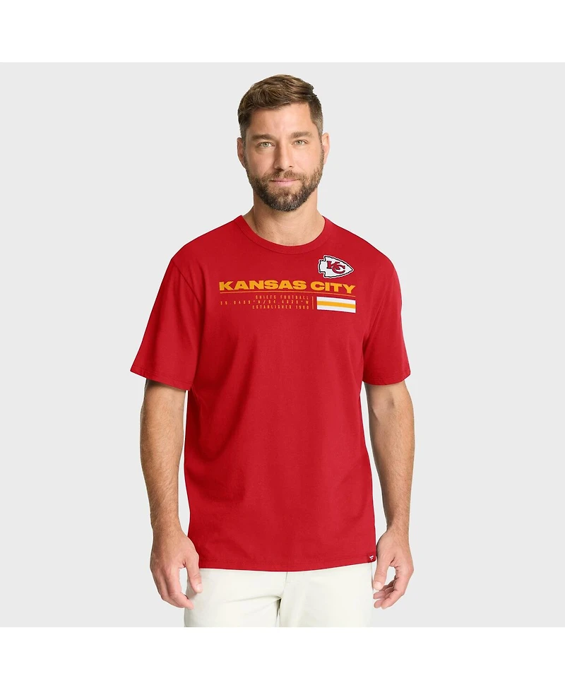 Fanatics Men's Red Kansas City Chiefs Chop Block Legacy T-Shirt
