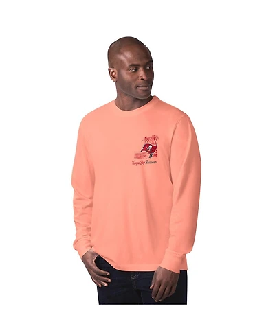 Margaritaville Men's Orange Tampa Bay Buccaneers It's Five O'Clock Somewhere Long Sleeve T-Shirt