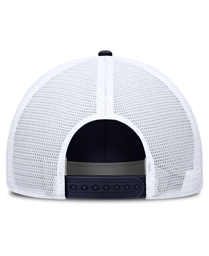 Nike Men's Navy Auburn Tigers 2025 On-Field Rise Engineered Dri-fit Trucker Adjustable Hat
