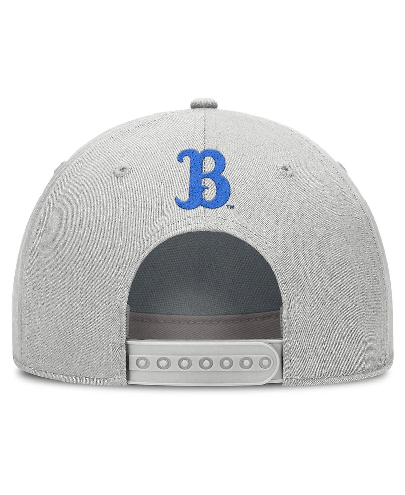 Jordan Men's Gray Ucla Bruins 2025 Sideline Dust Pinched Rise Adjustable Hat