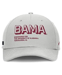 Nike Men's Gray Alabama Crimson Tide 2025 Sideline Dust Pinched Rise Adjustable Hat