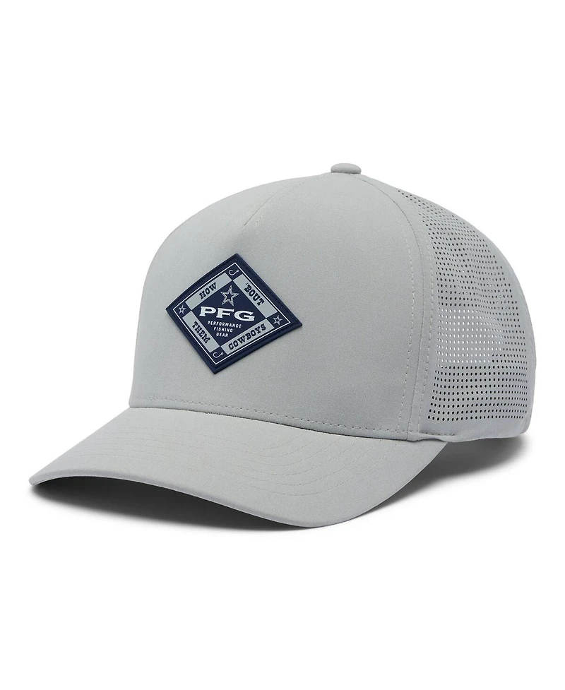 Columbia Men's Gray Dallas Cowboys Elite 3D Stretch Snap Hat