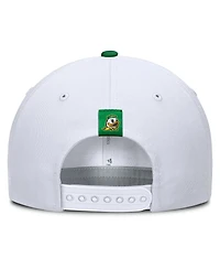 Fanatics Men's White/Green Oregon Ducks Admiral Adjustable Hat