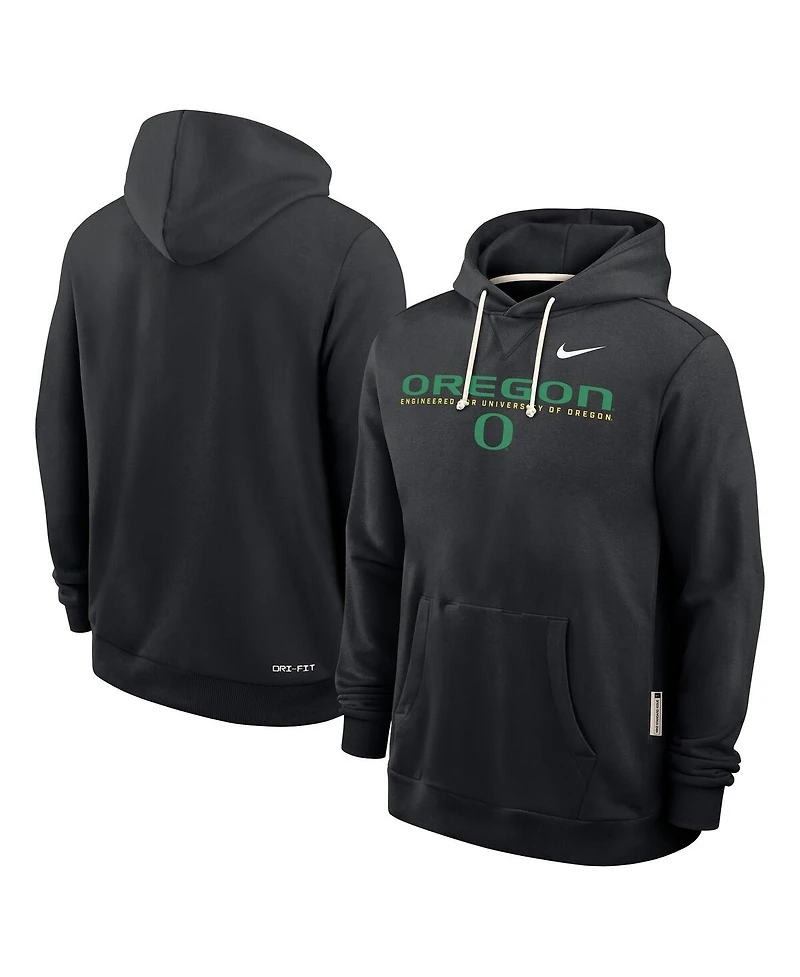 Nike Men's Oregon Ducks 2025 Sideline Standard Issue Dri-fit Hoodie