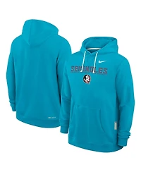 Nike Men's Turquoise Florida State Seminoles 2025 Sideline Standard Issue Dri-fit Hoodie