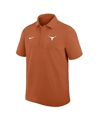 Nike Men's Burnt Orange Texas Longhorns 2025 Coaches Sideline Polo Shirt