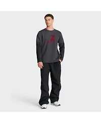 Nike Men's Anthracite Alabama Crimson Tide 2025 Sideline Coach Performance Long Sleeve T-Shirt