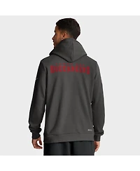 Nike Men's Pewter Tampa Bay Buccaneers Sideline Standard Issue Initial Home Dri-fit Hoodie