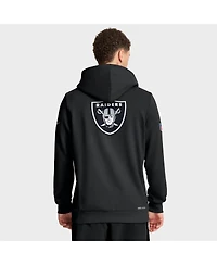 Nike Men's Black Las Vegas Raiders Sideline Standard Issue Utility Player Dri-fit Full-Zip Hoodie