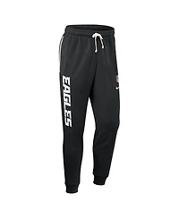 Nike Men's Black Philadelphia Eagles Sideline Standard Issue Ground Game Dri-fit Taper Pants