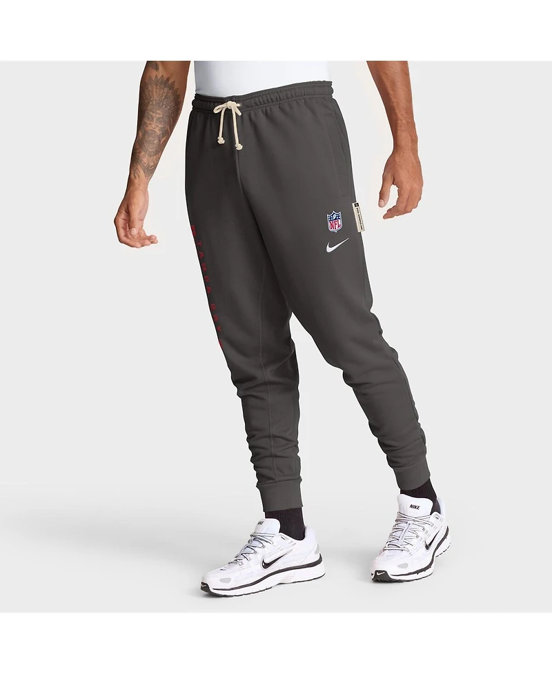 Nike Men's Pewter Tampa Bay Buccaneers Sideline Standard Issue Ground Game Dri-fit Taper Pants