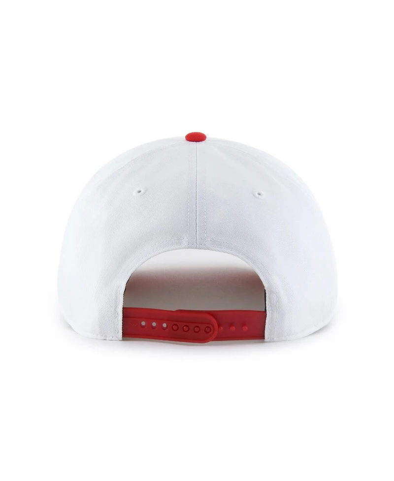 '47 Brand Men's and Women's White Indiana Fever Dom Wave Two-Tone Hitch Adjustable Hat