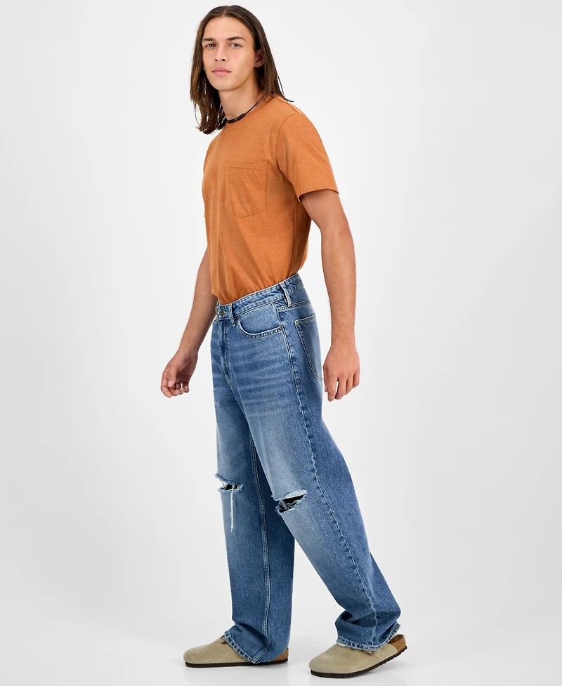 Sun + Stone Men's Azul Baggy Jeans, Macy's Exclusive