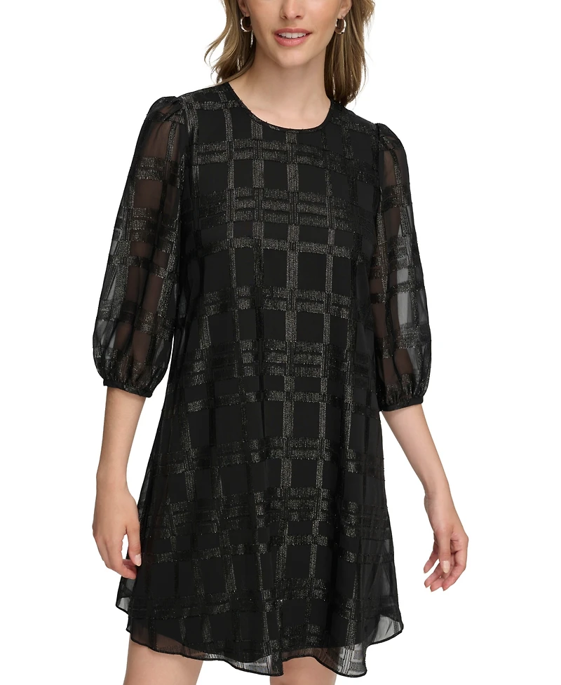 Calvin Klein Women's Crew Neck Shift Dress