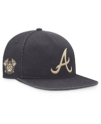 Nike Men's Anthracite Atlanta Braves Monotone Pro Adjustable Hat