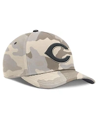 Nike Men's Natural Cincinnati Reds Camo Pack Rise Adjustable Hat