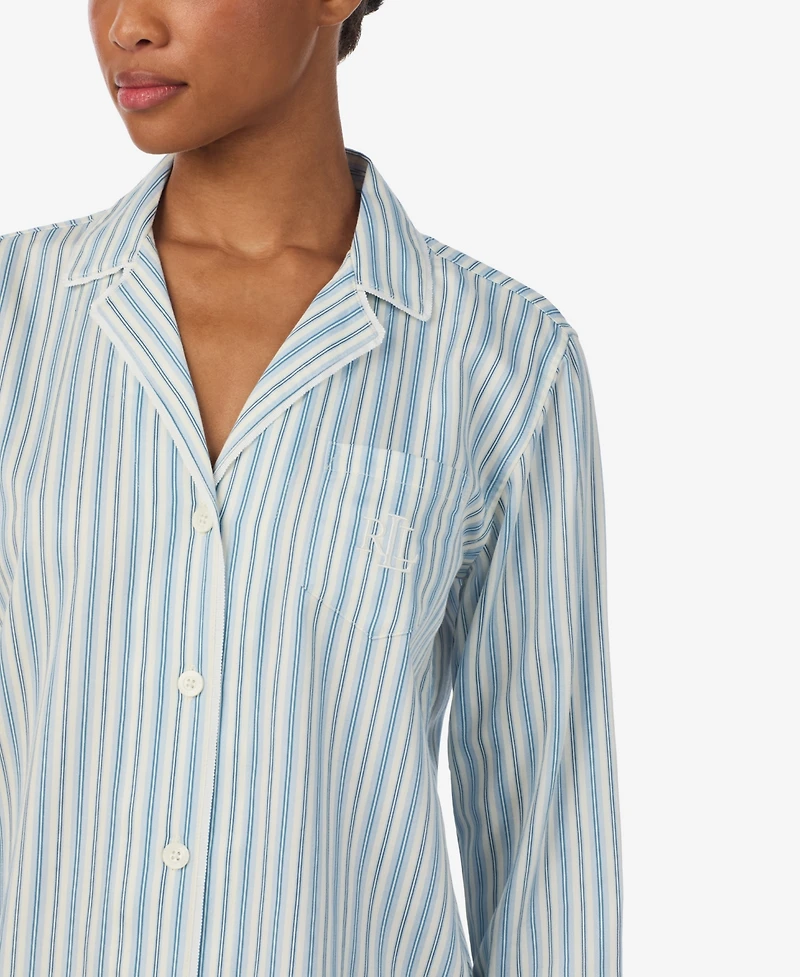 Lauren Ralph Petite Long Sleeve Pajama Set