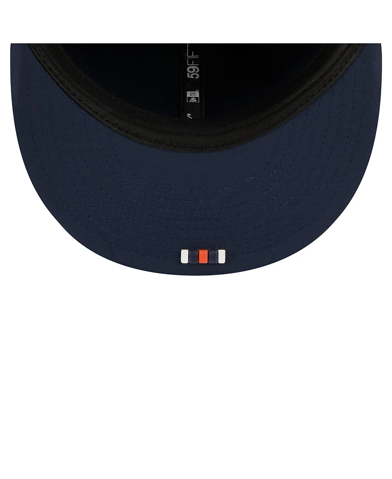 New Era Men's Navy Chicago Bears 2025 Sideline 59FIFTY Fitted Hat