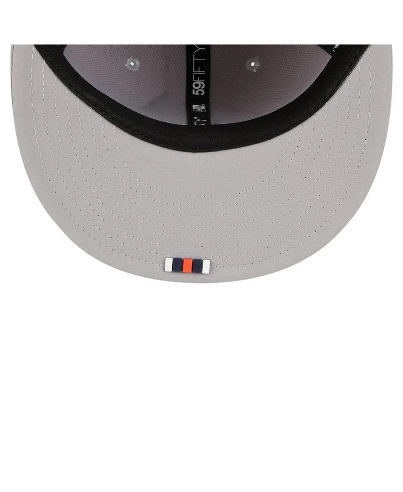 New Era Men's Gray Chicago Bears 2025 Sideline 59FIFTY Fitted Hat