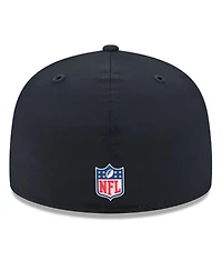 New Era Men's Navy Houston Texans 2025 Sideline 59FIFTY Fitted Hat