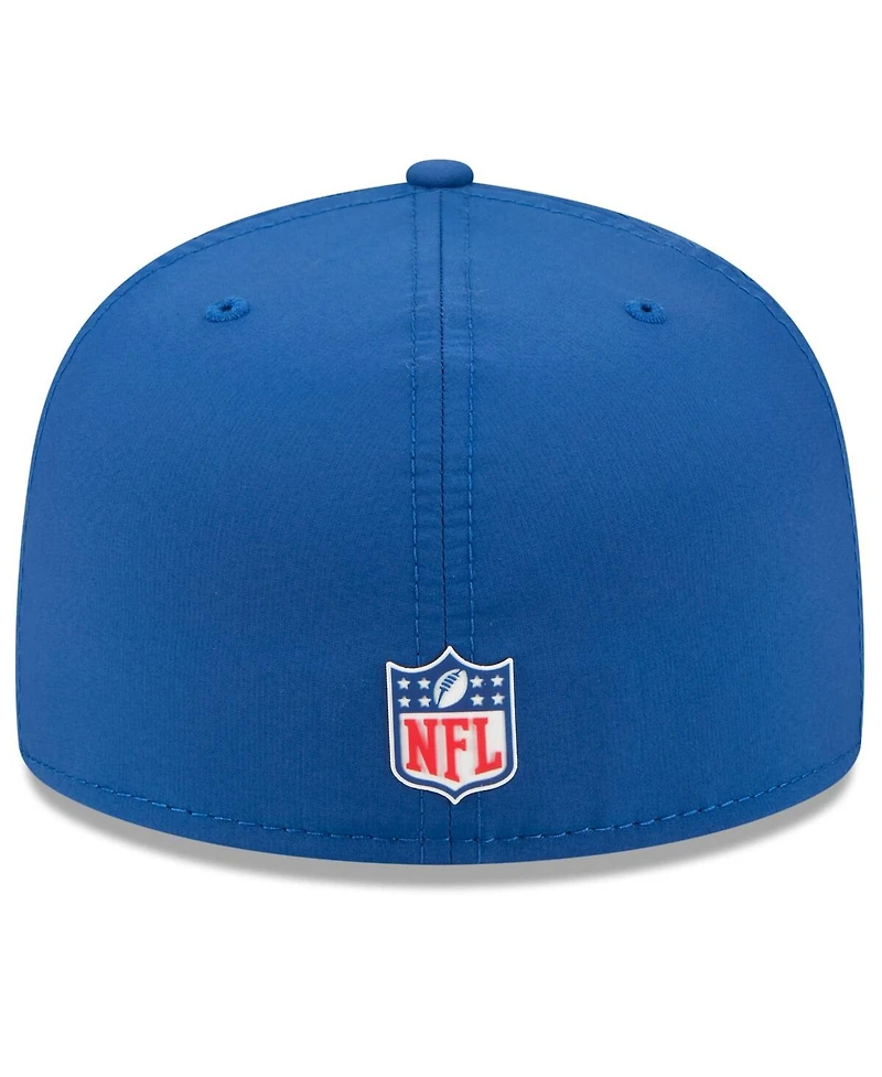 New Era Men's Royal Indianapolis Colts 2025 Sideline 59FIFTY Fitted Hat