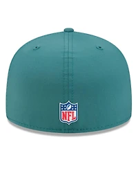 New Era Men's Midnight Green Philadelphia Eagles 2025 Sideline 59FIFTY Fitted Hat