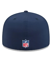 New Era Men's College Navy Seattle Seahawks 2025 Sideline 59FIFTY Fitted Hat