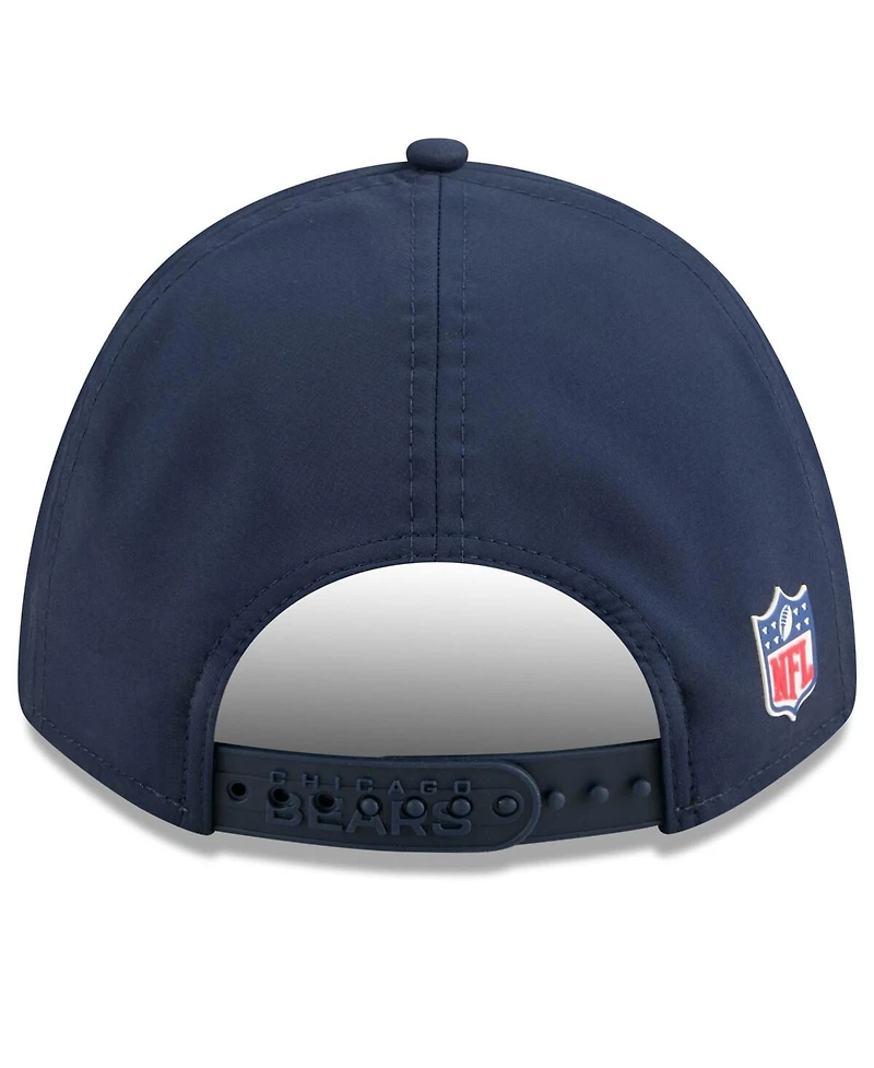 New Era Big Boys and Girls Navy Chicago Bears 2025 Sideline 9FORTY Adjustable Hat