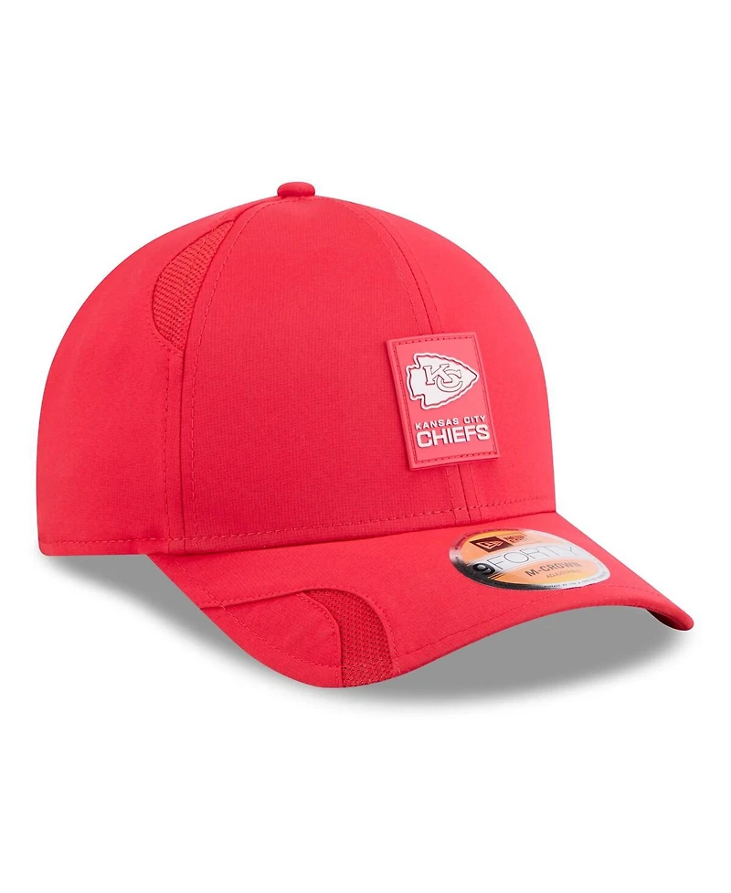 New Era Big Boys and Girls Red Kansas City Chiefs 2025 Sideline 9FORTY Adjustable Hat
