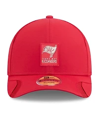 New Era Big Boys and Girls Red Tampa Bay Buccaneers 2025 Sideline M-crown 9FORTY Adjustable Hat