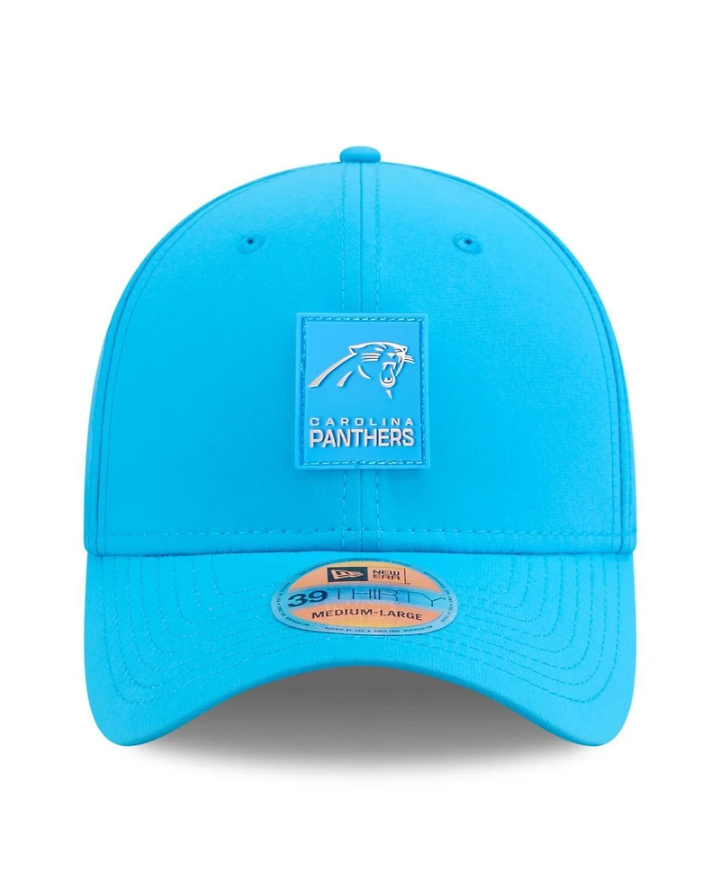 New Era Men's Blue Carolina Panthers 2025 Sideline 39THIRTY Flex Hat