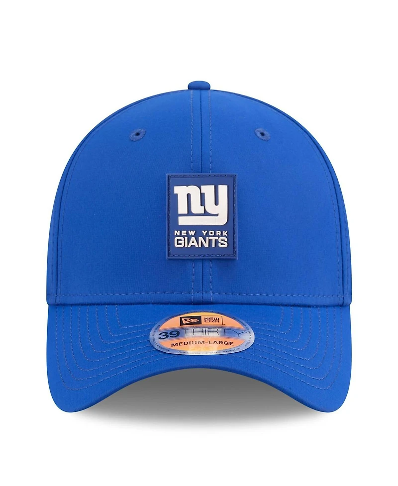 New Era Men's Royal York Giants 2025 Sideline 39THIRTY Flex Hat