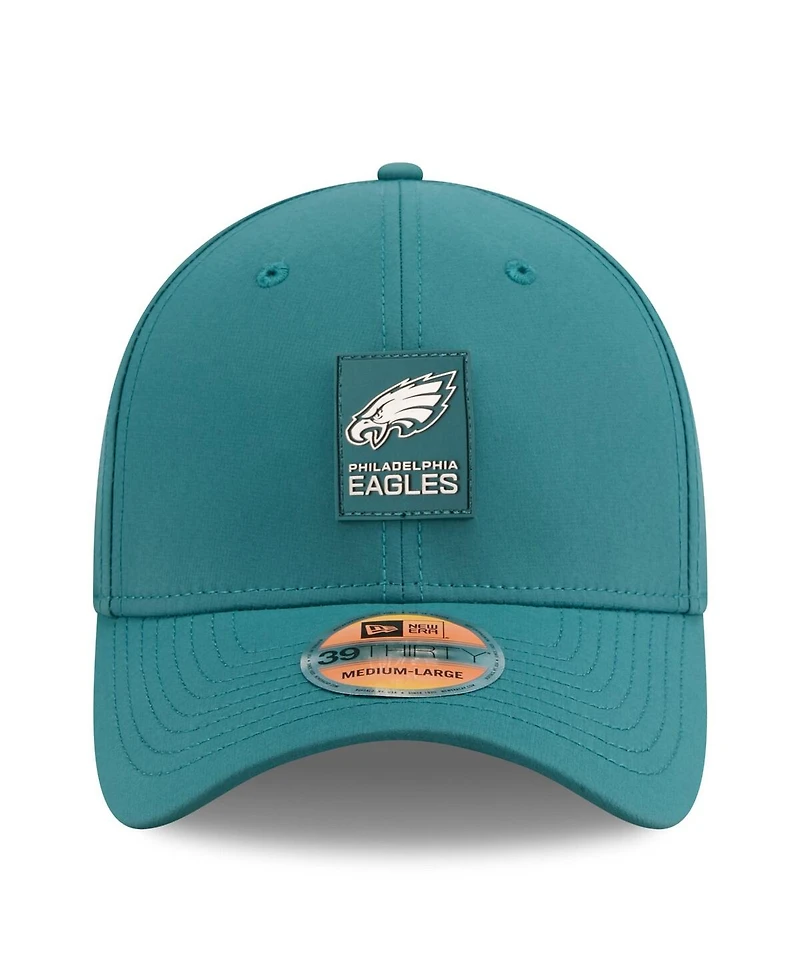 New Era Men's Midnight Green Philadelphia Eagles 2025 Sideline 39THIRTY Flex Hat