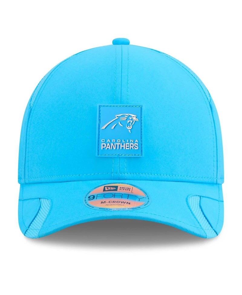 New Era Men's Carolina Panthers 2025 Sideline M-crown 9FORTY Adjustable Hat