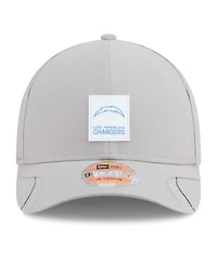 New Era Men's Gray Los Angeles Chargers 2025 Sideline M-crown 9FORTY Adjustable Hat