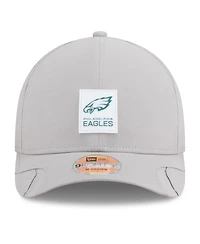 New Era Men's Gray Philadelphia Eagles 2025 Sideline M-crown 9FORTY Adjustable Hat