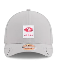New Era Men's Gray San Francisco 49ers 2025 Sideline M-crown 9FORTY Adjustable Hat