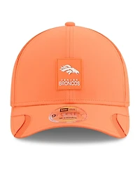 New Era Men's Orange Denver Broncos 2025 Sideline M-crown 9FORTY Adjustable Hat