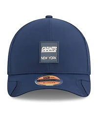 New Era Men's Navy New York Giants 2025 Sideline Throwback M-crown 9FORTY Adjustable Hat