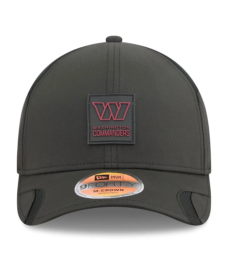 New Era Men's Washington Commanders 2025 Sideline M-crown 9FORTY Adjustable Hat