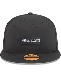 New Era Men's Baltimore Ravens 2025 Sideline Split Panel 9FIFTY Snapback Hat